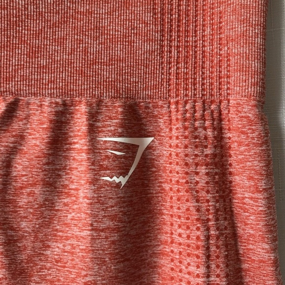 GymShark Leggings Women large Chili Red Marl Vital 2.0 Seamless - Picture 5 of 13